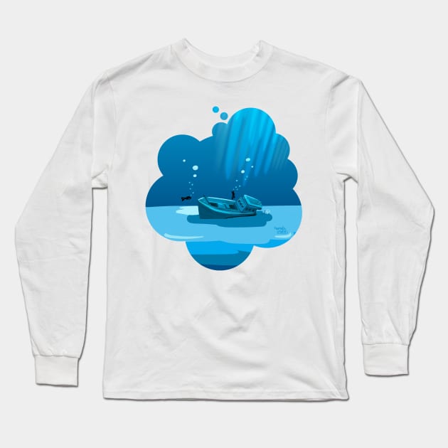 Exploring wreck Long Sleeve T-Shirt by Aurealis